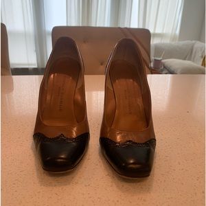 Heidrich Guabello Brown & Black Leather Heel